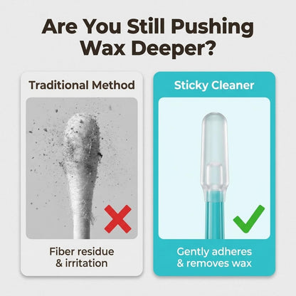 24 Sticky Ear Cleaning Sticks Per Pack – Set of 3